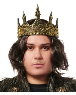 Schwarz-goldene Königskrone