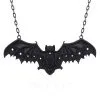 Schwarze Fledermaus Gothic Halskette -Cosplay Verkäufe schwarze fledermaus gothic fledermaus halskette black gothic bat necklace 53775 01