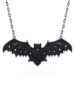 Schwarze Fledermaus Gothic Halskette