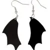 Schwarze Fledermausflügel Ohrringe 2 Schwarze Fledermausflügel Ohrringe -Cosplay Verkäufe schwarze fledermausfluegel ohrringe black bat wing earrings gothic schmuck 54773 01