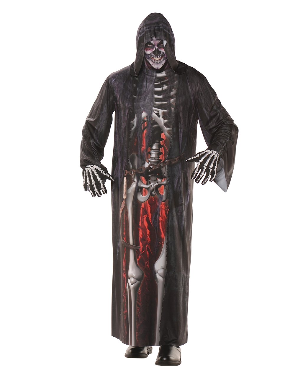 Grim Reaper Robe Mit Fotodruck 3 Grim Reaper Robe Mit Fotodruck