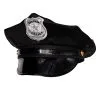 Schwarze Polizeimütze Special Police -Cosplay Verkäufe schwarze polizeimuetze special police karnevalshut uniformhut black police hat 35617