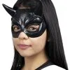 Teufels Halbmaske Schwarz -Cosplay Verkäufe schwarze teufels maske black devil mask halloween maske faschings maske fetisch maske 15443 01
