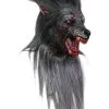 Black Wolf Maske -Cosplay Verkäufe schwarze werwolf maske black wolf mask halloween maske horror maske 19083 01