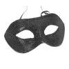 Schwarze Augenmaske Mit Glittereffekt -Cosplay Verkäufe schwarze augenmaske mit glittereffekt klassische augenmaske als kostuem zubehoer 25948