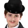 Schwarzer Bowler Hut Für Kinder -Cosplay Verkäufe schwarzer bowler hut fuer kinder melone hut schwarz fuer kinder faschings karneval huete 39223
