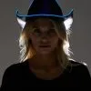 Schwarzer Cowboyhut Mit Neon Beleuchtung -Cosplay Verkäufe schwarzer cowboyhut mit neon leuchteffekt cowgirl hut cowboy kostuem cowgirl kostuem kostuem zubehoer kostuem accessoire 53426 01