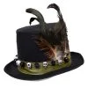 Schwarzer Magier Hut -Cosplay Verkäufe schwarzer magier hut mit federn und totenschaedeln black magic hat with feathers and skulls 38821 01