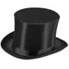Schwarzer Satin Zylinder -Cosplay Verkäufe schwarzer satin zylinder gentleman zylinder black top hat 29339 1
