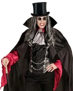 Schwarzer Satin Zylinder -Cosplay Verkäufe schwarzer satin zylinder gentleman zylinder black top hat 29339 4
