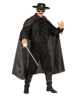 Schwarzes Rüschenhemd Mit Knöpfen -Cosplay Verkäufe schwarzes rueschenhemd mit knoepfen zorro hemd piratenhemd seeraeuberhemd 25594 3