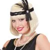 Flapper Stirnband Schwarz Mit Schwarzer Feder -Cosplay Verkäufe schwarzes flapper stirnband mit schwarzer feder charleston headband 20er jahre mottoparty zubehoer 25600 01