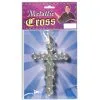 Mönchs Kreuz Silber -Cosplay Verkäufe silbernes moenchskreuz mit langer kette silver monk cross halloween accessoire halloween kostueme halloween dekoration 39774