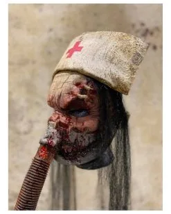 Silent Nurse Horror Maske -Cosplay Verkäufe silent nurse horrormaske halloween und horror masken fuer haunted maze und geisterhaus nurse mask 50631 2