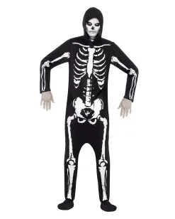 Skeleton Kostüm Mit Kapuze