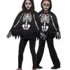 Skelett Kinder Poncho Mit Handschuhe -Cosplay Verkäufe skelett kinder poncho mit handschuhe skelett ueberwurf als halloween verkleidung skeleton kit 35848 7