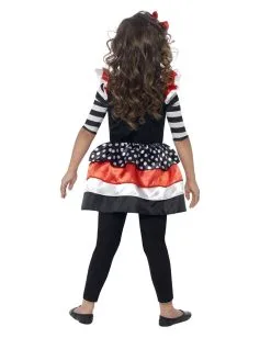 Skully Girl Kinderkostüm -Cosplay Verkäufe skully girl kinderkostuem fuer maedchen halloween kostuem fuer maedchen bild3 24791