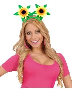 Sonnenblumen Haarreif -Cosplay Verkäufe sonnenblumen haarreif kostuemzubehoer sunflower hairband sunflower head bopper 29689 4