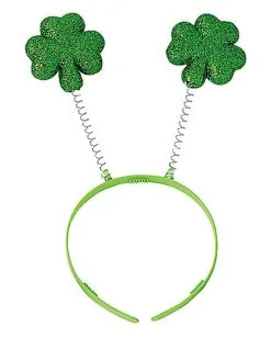 St. Patricks Day Haarreif Mit Kleeblatt