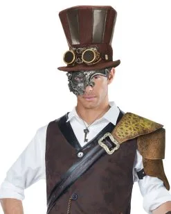 Steampunk Phantom Maske Silber -Cosplay Verkäufe steampunk phantom maske silber venetian steampunk mask venezianische steampunk phantom maske 25589 3