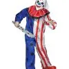 Horror Zirkus Clown Kinderkostüm Mit Maske -Cosplay Verkäufe teufels clown kinderkostuem halloween kinderkostuem horror kinderkostuem evil clown child costume 25803
