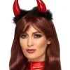 Metallic Teufelshörner Haarreifen Mit Federn 1 Metallic Teufelshörner Haarreifen Mit Federn -Cosplay Verkäufe teufelshoerner haarreifen mit federn teufel kostuemzubehoer metallic devil horn headband 35827