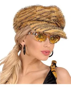 Tiger Mütze Im Retro Look