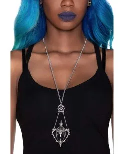 KILLSTAR Todeskuss Fläschen Halskette -Cosplay Verkäufe todeskuss flaeschen halskette killstar kiss of death vial necklace gothic schmuck gothic accessoire 51398 02