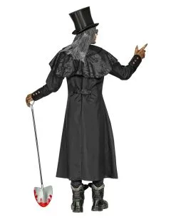 Totengräber Kostüm Mantel Mit Kragen Für Herren -Cosplay Verkäufe totengraeber kostem grave keeper costuem halloween maennerkostuem 38121 04