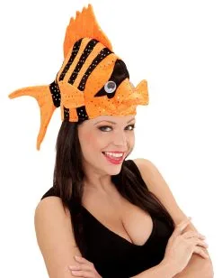 Tropischer Fischhut Orange 10 Tropischer Fischhut Orange -Cosplay Verkäufe tropischer fischhut orange faschingshut karnevalshut festival hut lustige kopfbedeckung 29434 4