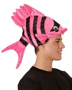 Tropischer Fischhut Pink 9 Tropischer Fischhut Pink -Cosplay Verkäufe tropischer fischhut pink faschingshut karnevalshut festival hut lustige kopfbedeckung 29436 3