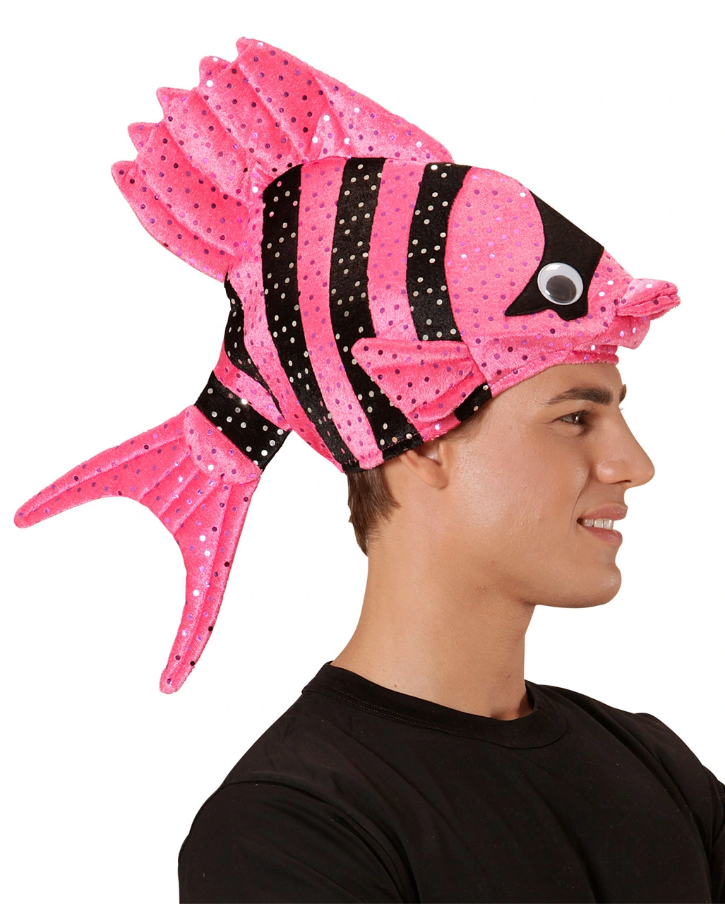 Tropischer Fischhut Pink 5 Tropischer Fischhut Pink – Bild 3