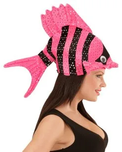 Tropischer Fischhut Pink 11 Tropischer Fischhut Pink -Cosplay Verkäufe tropischer fischhut pink faschingshut karnevalshut festival hut lustige kopfbedeckung 29436 5