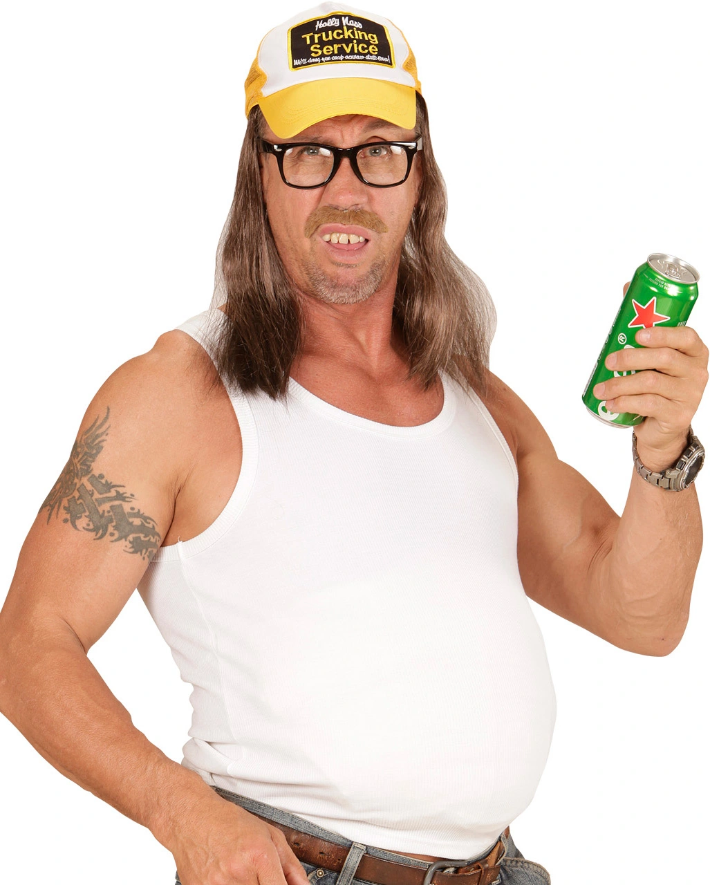 Trucker Hut Mit Haaren 4 Trucker Hut Mit Haaren – Bild 2