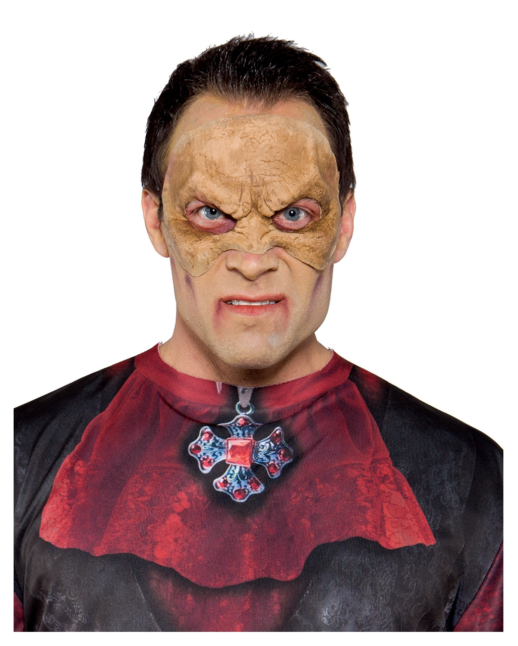 Vampir Halbmaske Hautfarben 3 Vampir Halbmaske Hautfarben