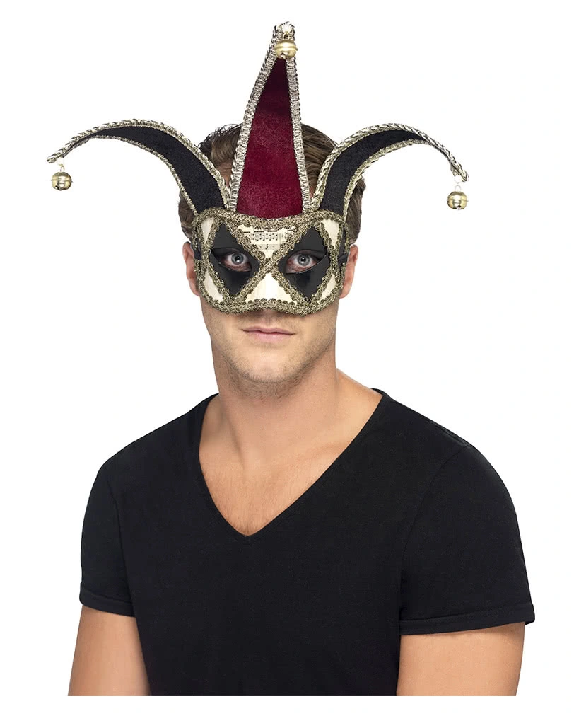 Venezianische Harlekin Augenmaske 3 Venezianische Harlekin Augenmaske