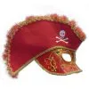 Venezianische Piraten Maske Rot -Cosplay Verkäufe venezianische piraten maske fuer herren rot venezia masken karneval in venedig 8801154