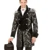 Venezianischer Frack Schwarz-silber -Cosplay Verkäufe venezianischer piratenfrack silber schwarz parade coat silver black bild1 27152