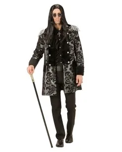 Venezianischer Frack Schwarz-silber 8 Venezianischer Frack Schwarz-silber -Cosplay Verkäufe venezianischer piratenfrack silber schwarz parade coat silver black bild3 27152