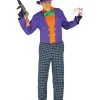 Verrückter Joker Herrenkostüm 1 Verrückter Joker Herrenkostüm -Cosplay Verkäufe verrueckter joker herrenkostuem harlekin verkleidung comic kostuem irrer boesewicht halloween 24706