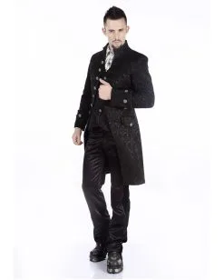 Viktorianischer Gothic Aristokrat Herren Mantel 11 Viktorianischer Gothic Aristokrat Herren Mantel -Cosplay Verkäufe viktorianischer gothic aristokrat herren mantel schwarz victorian gothic aristocrat mens coat black 39107 2