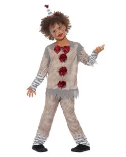 Vintage Horror-Clown Jungen Kostüm 7 Vintage Horror-Clown Jungen Kostüm -Cosplay Verkäufe vintage horror clown jungen kostuem killerclown verkleidung kinder halloween evil clown boy costume 35846 2