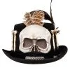 Voodoo Hut Mit Totenkopf 2 Voodoo Hut Mit Totenkopf -Cosplay Verkäufe voodoo hut mit totenkopf halloween kostuem hut skull and bones top hat 35609