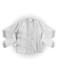 Weiße Zwangsjacke Kostüm 7 Weiße Zwangsjacke Kostüm -Cosplay Verkäufe weisse zwangsjacke kostuem irrenhaus jacke white strait jacket halloween kostuem 52100 03