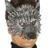 Wolf Halbmaske -Cosplay Verkäufe wolf halbmaske werwolf gesichtsmaske fuer halloween und fasching 28667