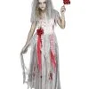 Zombie Braut Kinderkostüm -Cosplay Verkäufe zombie braut kinderkostuem geisterbraut verkleidung fuer maedchen halloween braut kostuem 28357