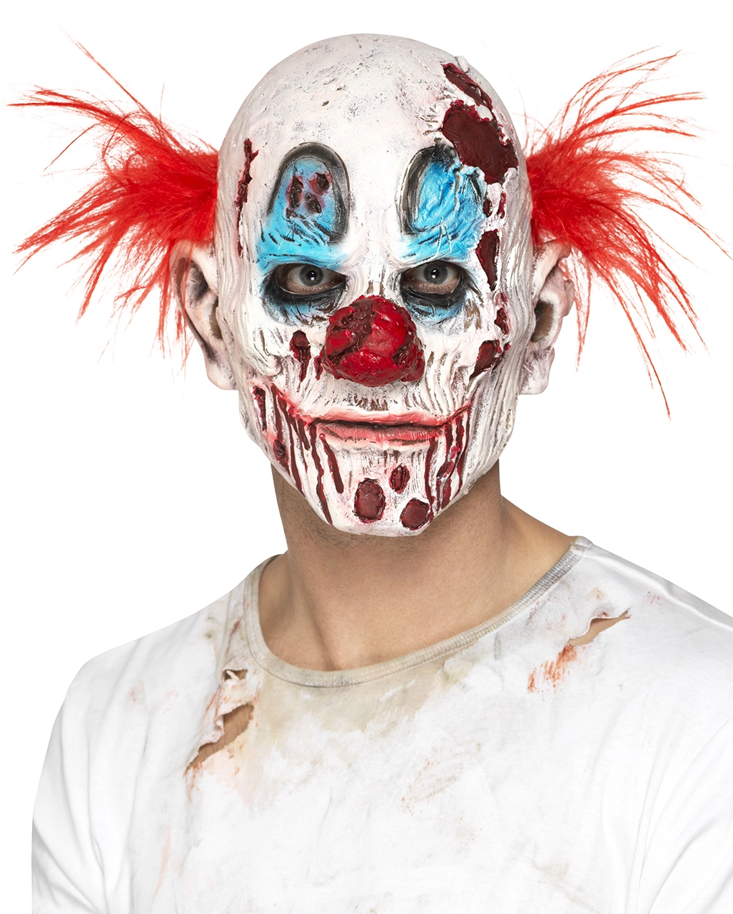 Zombie Clown Schaumlatex Maske 3 Zombie Clown Schaumlatex Maske