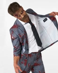 Zombie Grey Anzug - Suitmeister -Cosplay Verkäufe zombie grey suitmeister anzug von opposuites zombie kostuem anzug zombie verkleidungsanzug oppsuites anzug 54370 2