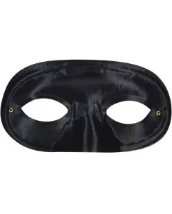 Zorro Maske Schwarz Runde Form